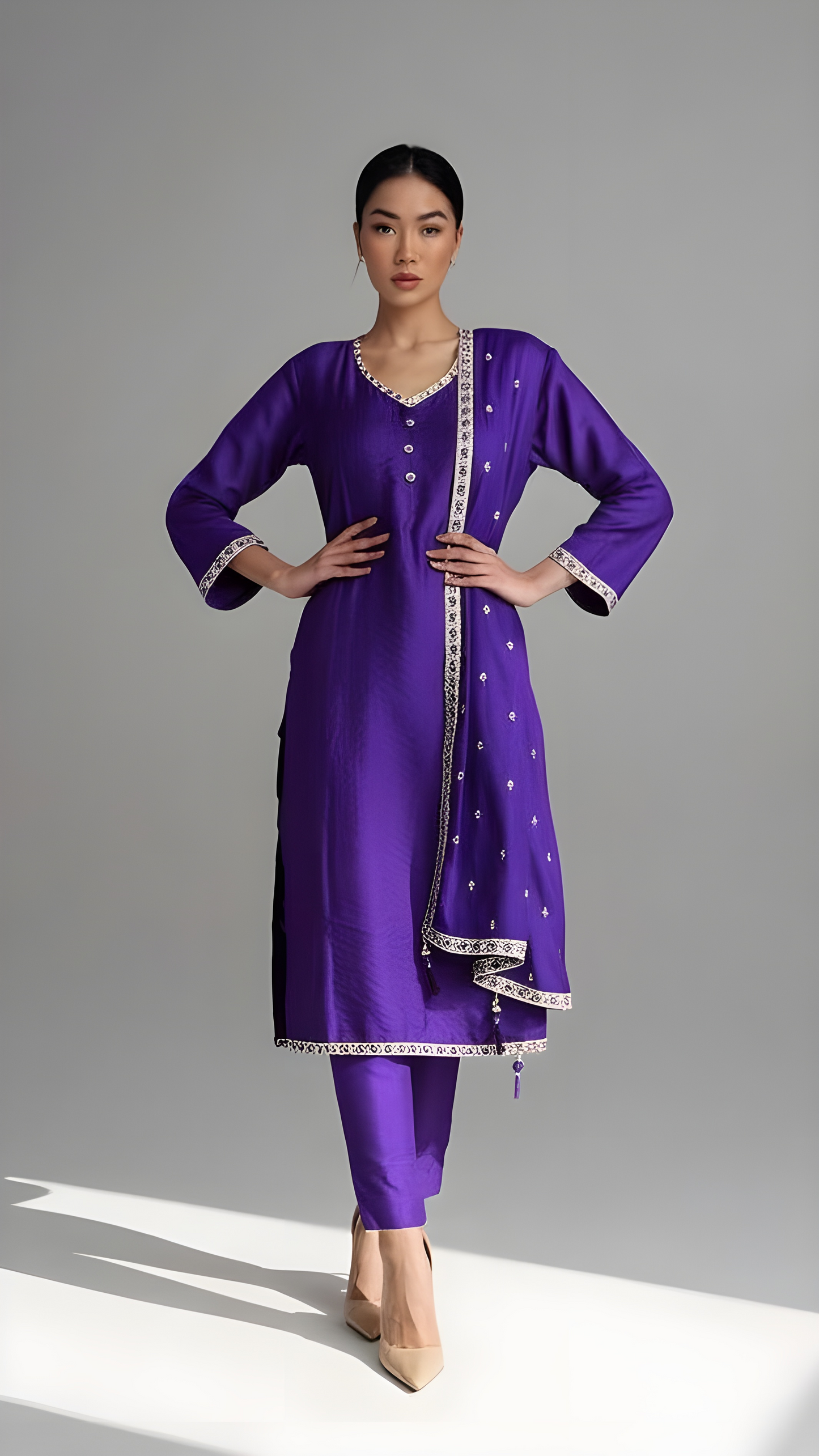 Sia Anarkali suit